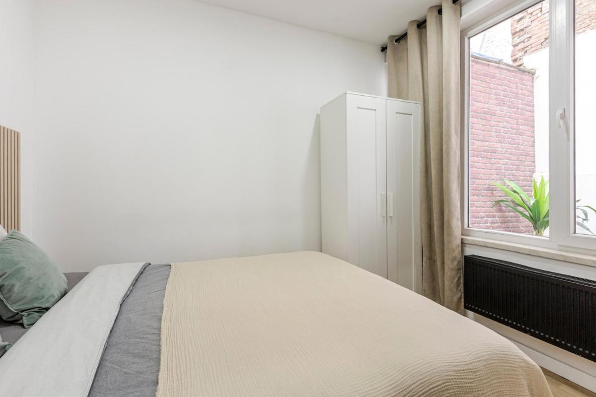 Cosy Appartement Met Tuin In Centrum Antwerpen Gratis Parking Free Parking! Antuérpia Exterior foto
