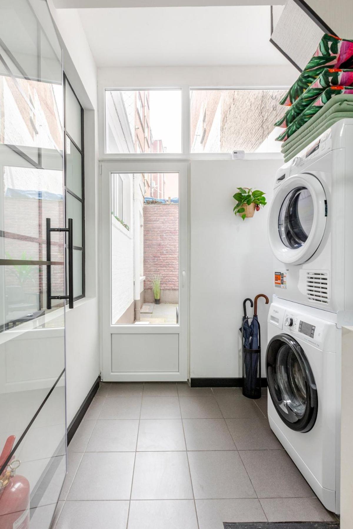 Cosy Appartement Met Tuin In Centrum Antwerpen Gratis Parking Free Parking! Antuérpia Exterior foto